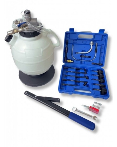 KB POMPA RĘCZNA DO WYMIANY OLEJU W SKRZYNIACH BIEGÓW + ADAPTERY 13SZT.