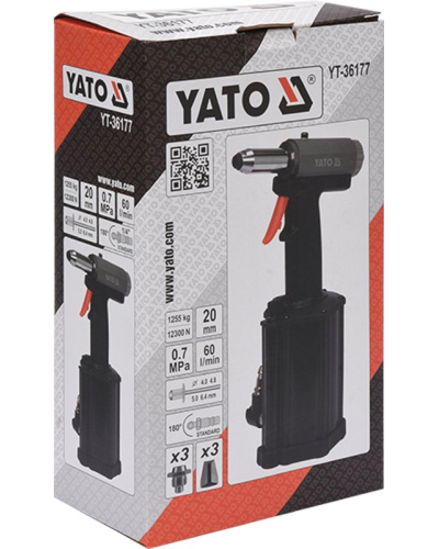 YATO NITOWNICA PNEUMATYCZNA 4,0 - 6,4 MM