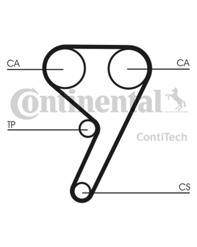 CONTITECH ZESTAW ROZRZĄDU FORD FIESTA 1,2 16V 1,4/1,6TI