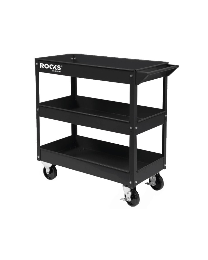 ROOKS WÓZEK SERWISOWY 3 PÓŁKI, 130 KG
