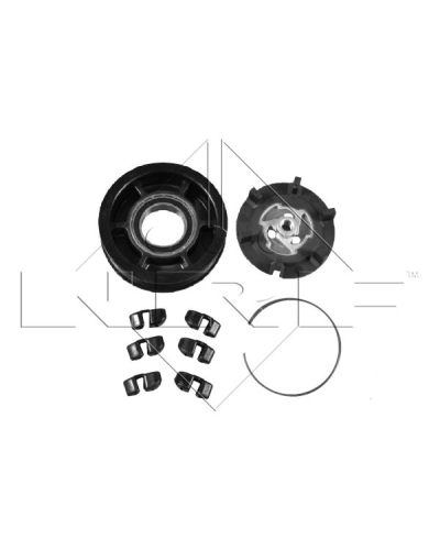 NRF SPRZĘGŁO KOMPRESORA KLIMATYZACJI DENSO 6SE/7SE 6PK/100MM 12V AUDI A4  01-