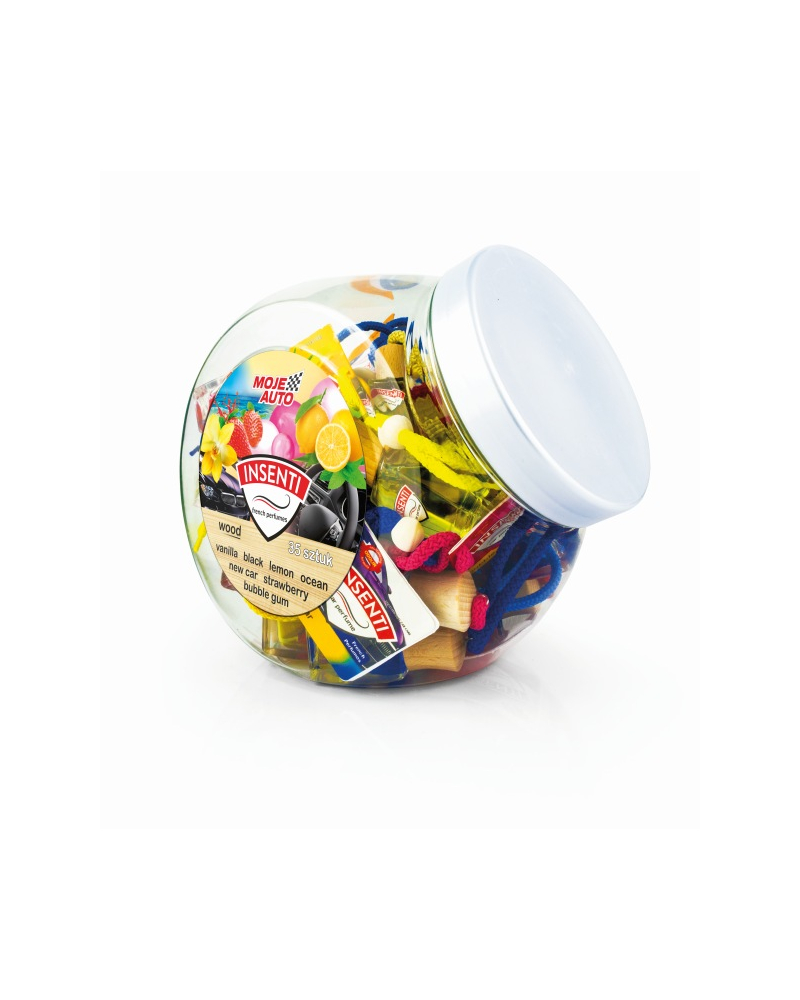 MOJE AUTO ZAPACH INSENTI WOOD MIX ZAPACHÓW 35 SZT. X 8ML