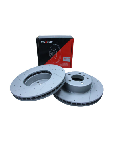 MAXGEAR TARCZA HAM. BMW P. E60/E61 NAWIERCANA I NACINANA, Z POWŁOKĄ ANTYKOROZYJNĄ