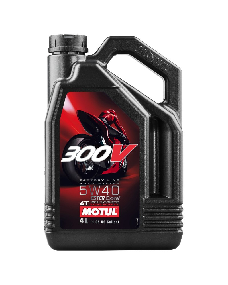 MOTUL OLEJ 5W40 4L 300V FACTORY LINE ROAD RACING/ESTER CORE/MOTOCYKLE