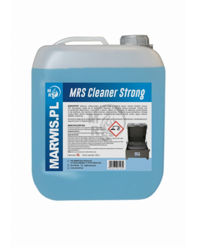 MARWIS PŁYN DO MYJEK Z PODGRZEWANIEM, AUTOMATYCZNYCH, KOSZOWYCH , CIŚNIENIOWYCH ULTRADŹWIĘKOWYCH 5L