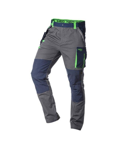 NEO TOOLS SPODNIE ROBOCZE PREMIUM, 100% BAWEŁNA, RIPSTOP, ROZMIAR XXL