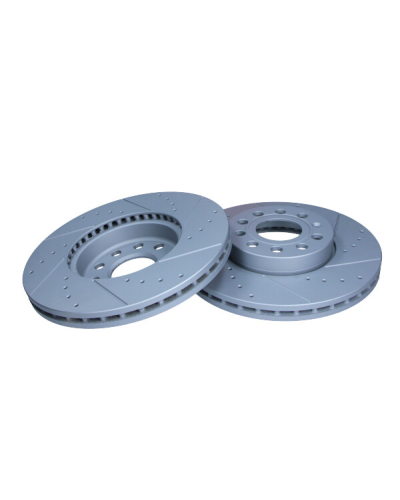 MAXGEAR TARCZA HAM. VW P. GOLF 5/A3/OCTAVIA/CADDY/TOURAN 288X25 NAWIERCANA I NACINANA, Z POWŁOKĄ ANTYKOROZYJNĄ