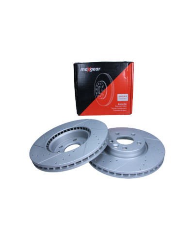 MAXGEAR TARCZA HAM. FORD P. MONDEO/GALAXY 07-/S-MAX/VOLVO NAWIERCANA I NACINANA, Z POWŁOKĄ ANTYKOROZYJNĄ