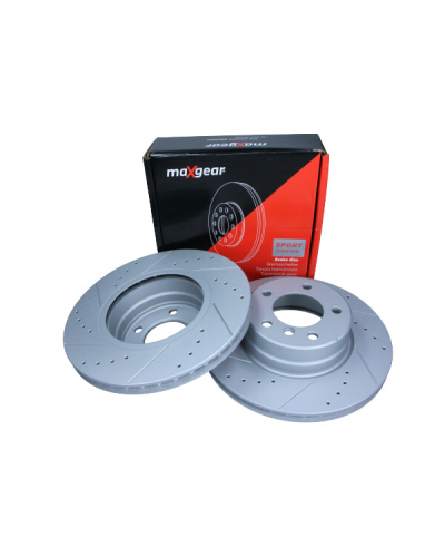 MAXGEAR TARCZA HAM. BMW P. E60/E61 NAWIERCANA I NACINANA, Z POWŁOKĄ ANTYKOROZYJNĄ