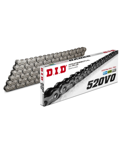 D.I.D ŁAŃCUCH NAPĘDOWY MOTO DID 520 O-RING (2950DAN) (ROZKUTY+OGNIWO)