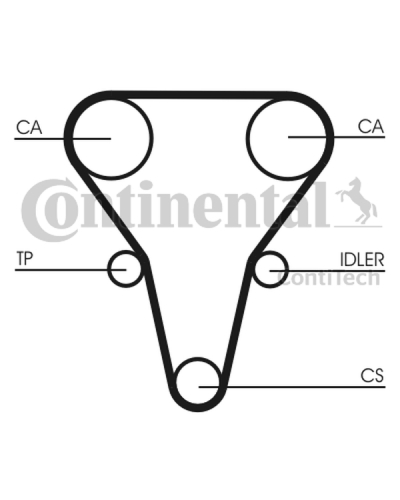 CONTITECH ZESTAW ROZRZĄDU KIA 1,6 01-