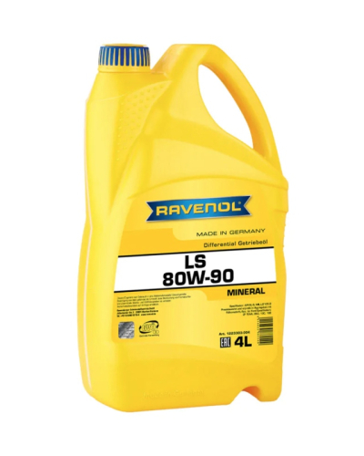 RAVENOL OLEJ 80W90 4L GL-5 LS/ MIL-L-2105 D/ ZF TE-ML 05C 12C 16E
