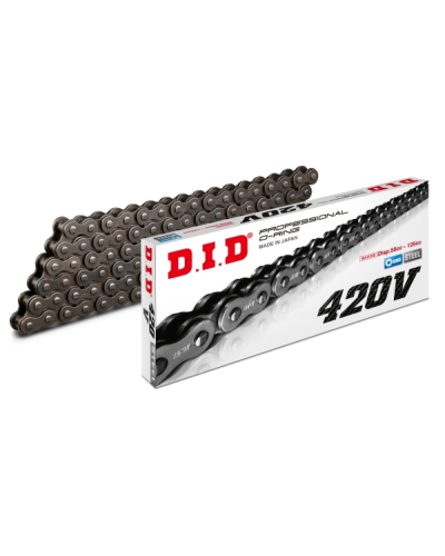 D.I.D ŁAŃCUCH NAPĘDOWY MOTO DID 420 O-RING (1583DAN) (ROZKUTY+OGNIWO)