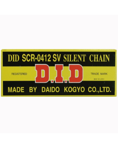 D.I.D ŁAŃCUCH ROZRZĄDU MOTO DID SCR0412SV (ZAKUTY)