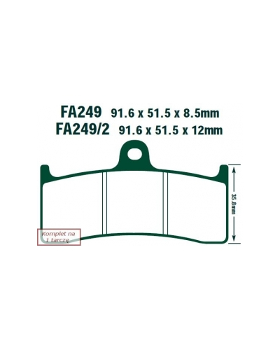 EBC KLOCKI HAM. MOTO.