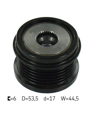 SKF KOŁO PASOWE ALTERNATORA FORD 1,4TDCI-2,0TDCI 10-