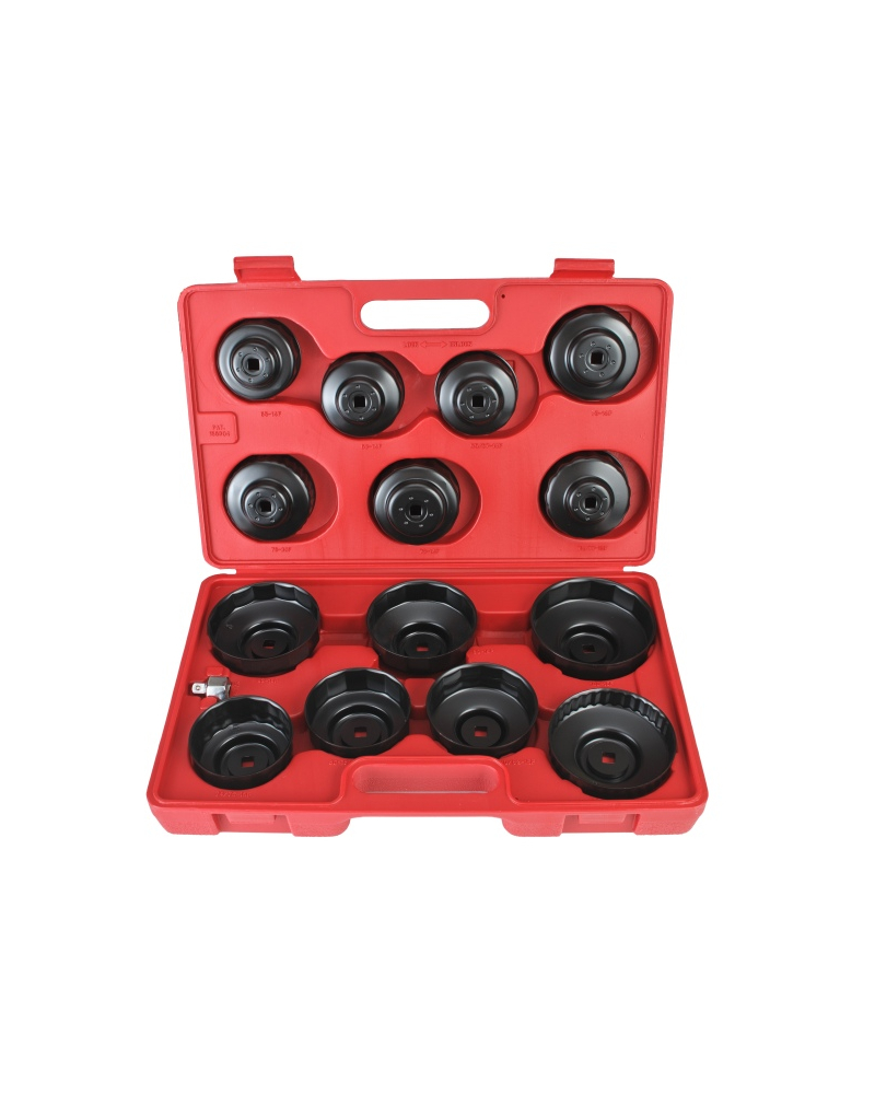 ROOKS KLUCZE DO FILTRA OLEJU 15 SZT KIELICHOWE