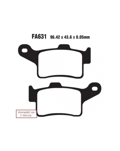 EBC KLOCKI HAMULCOWE MOTO CAN-AM SPYDER RS (13-14)