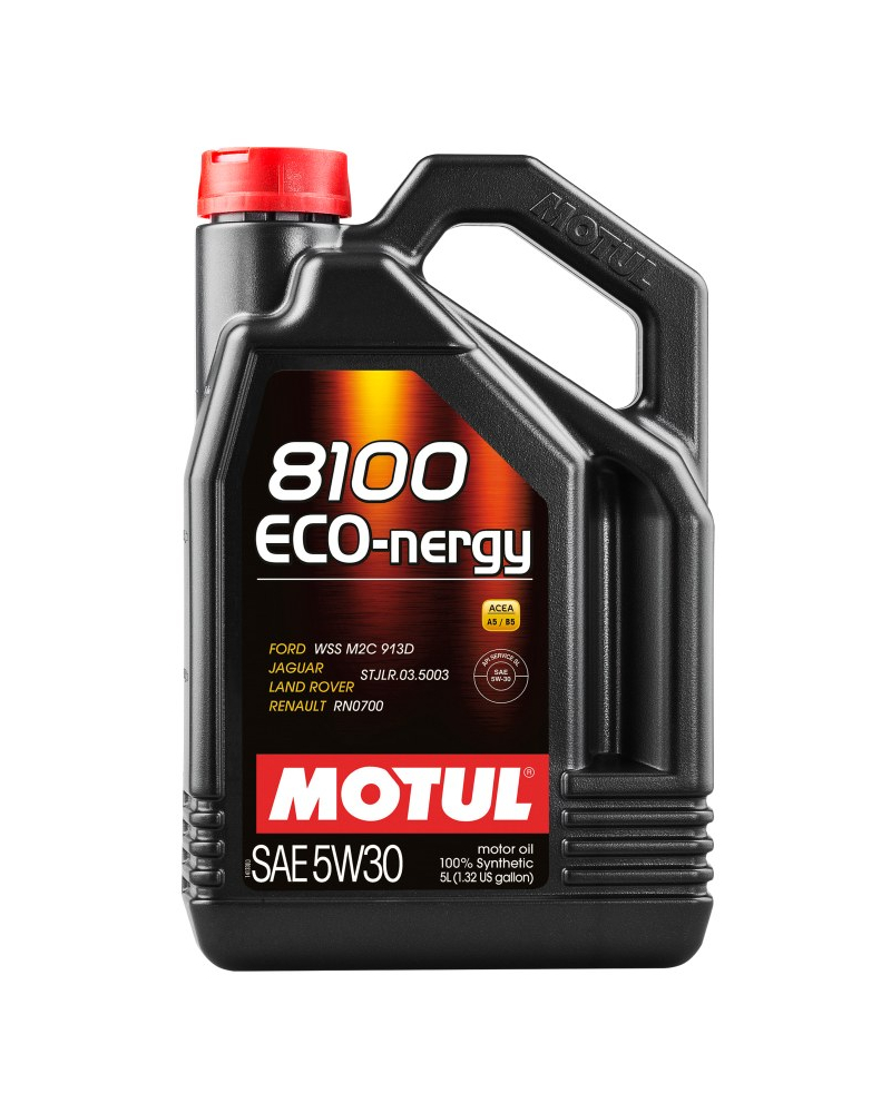 MOTUL OLEJ MOTUL 5W30 5L 8100 ECO NERGY / SL / A5/B5 / WSS M2C 913D / RN0700 / STJLR.03.5003 / HONDA / VOLVO