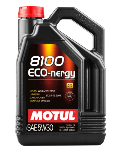 MOTUL OLEJ MOTUL 5W30 5L 8100 ECO NERGY / SL / A5/B5 / WSS M2C 913D / RN0700 / STJLR.03.5003 / HONDA / VOLVO