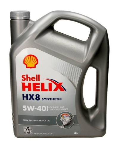 SHELL OLEJ SHELL 5W40 4L HELIX HX8 SN / A3/B4 / 229.3 / 502.00 505.00 / 229.3 / RN710 / 9.55535-M2