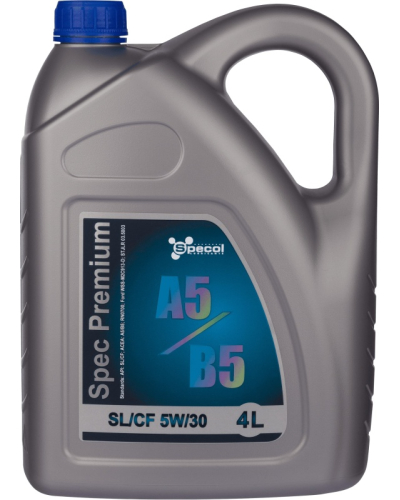 SPECOL OLEJ SPECOL 5W30 4L PREMIUM A5/B5 / SL/CF / WSS M2C 913D / RN0700 / STJLR.03.5003