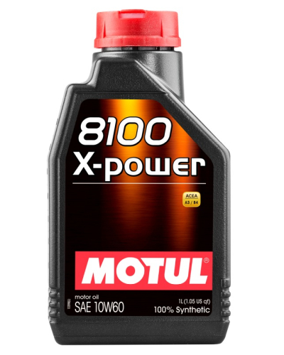 MOTUL OLEJ 10W60 1L 8100 X-POWER/ SN/CF/ A3/B4