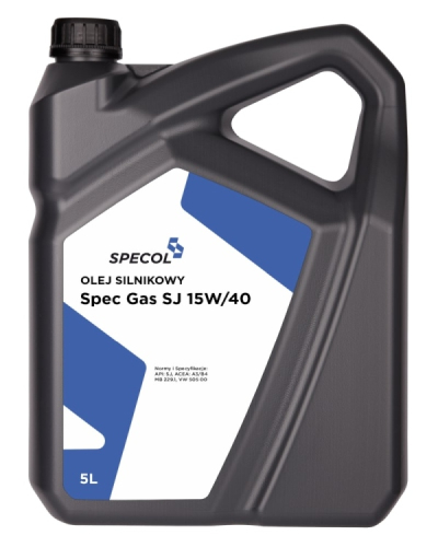 SPECOL OLEJ 15W40 5L SPEC GAS SJ/ LPG