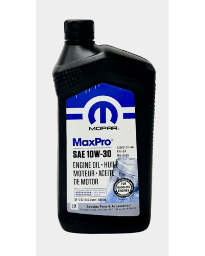 MOPAR OLEJ MOPAR 10W30 0,946L / MS-6395 / CHRYSLER 300M 300 300C PACIFICA 3.5 I 4.0 DODGE NITRO 4.0