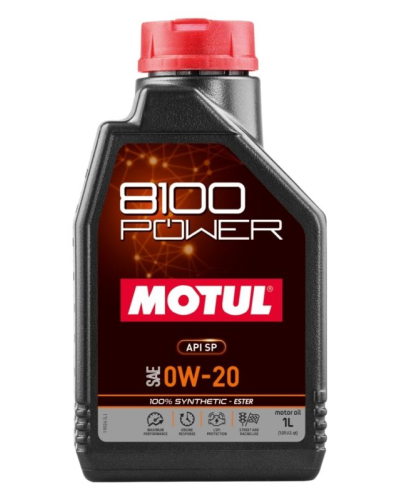 MOTUL OLEJ 0W20 1L 8100 POWER/ SYNTHETIC - ESTER/ SP
