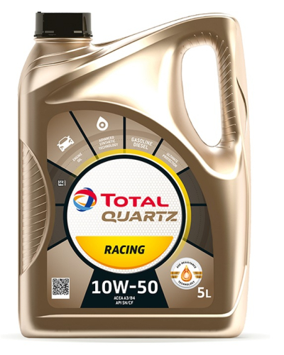 TOTAL OLEJ QUARTZ 10W50 5L RACING A3/B4/ SN/CF/ SYNTETYCZNY