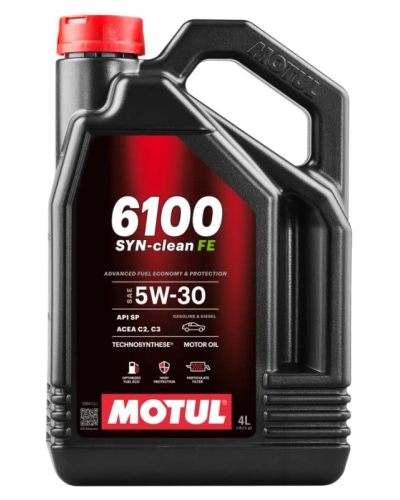 MOTUL OLEJ 5W30 4L 6100 SYN-CLEAN FE/ C2/C3/ SP