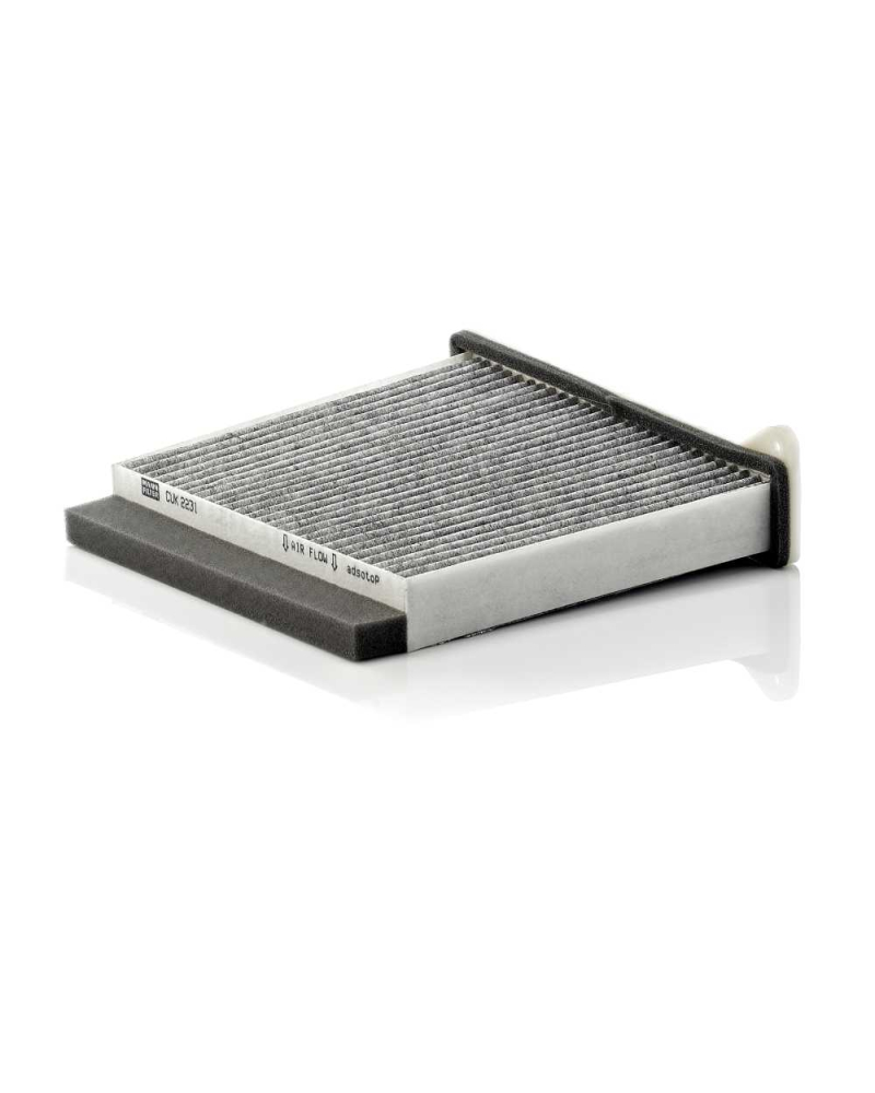 MANN FILTER FILTR KABINY MITSUBISHI L200/LANCER/OUTLANDER/PAJERO 00- Z AKTYWNYM WĘGLEM