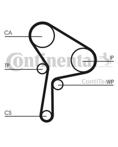 CONTITECH ZESTAW ROZRZĄDU RENAULT 1,9DCI 00- 132Z
