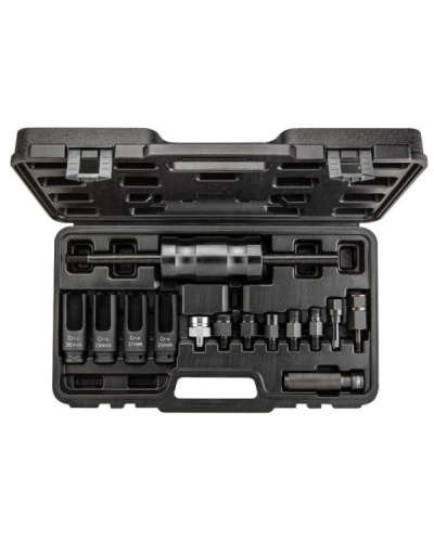 NEO TOOLS ŚCIĄGACZE DO WTRYSKÓW Z MŁOTKIEM BEZWŁADNOŚCIOWYM - ZESTAW 14 SZT.